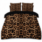 Geometrische Cartoon Anime Digitale Print Polyester Dekbedovertrek Beddengoedset met Kussenslopen