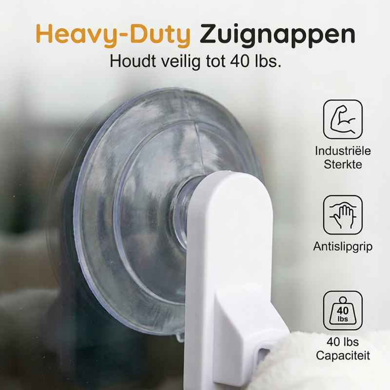 Opvouwbare kattenhangmat voor het raam met zuignappen