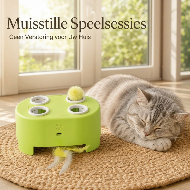 Elektrisch interactief kattenspel Whack-a-Mole