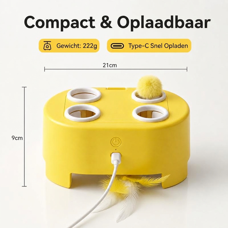 Elektrisch interactief kattenspel Whack-a-Mole