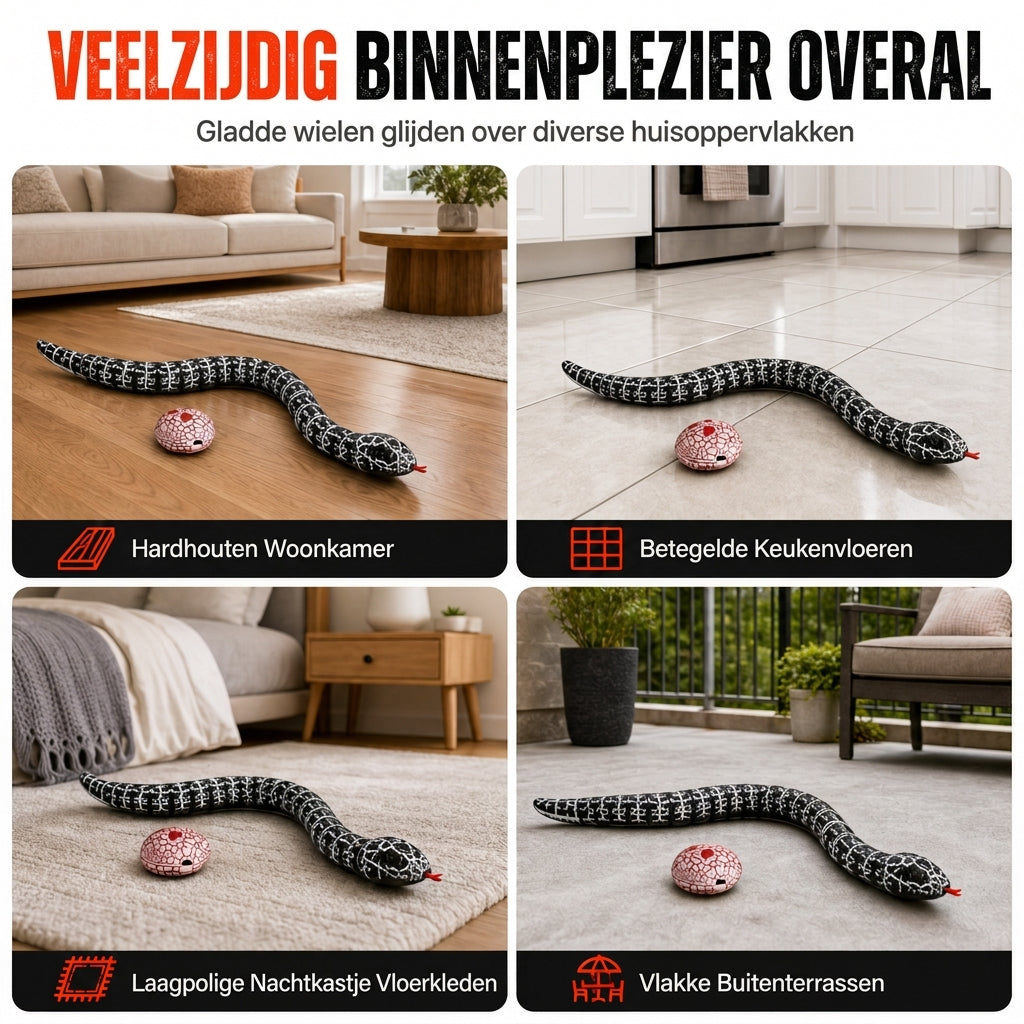 Slimme detecterende elektrische slangenspeelgoed met obstakelvermijding, gestreepte krait, interactief grappenspeelgoed voor kinderen