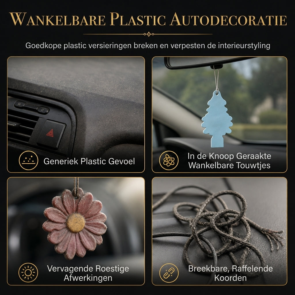 ⏳Tijdelijk 50% korting⏰Roestvrijstalen Arabische medaillon autohanger🏷️– Autospiegelhanger met blauwe glazen ketting🚗