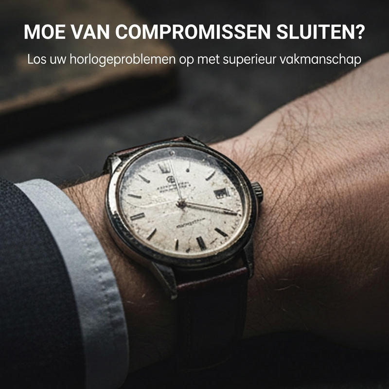 Heren waterdicht quartz horloge met lichtgevende wijzers