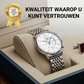 Heren waterdicht quartz horloge met lichtgevende wijzers