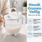Handvrije rijstwasser met zeef