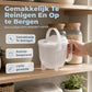 Handvrije rijstwasser met zeef