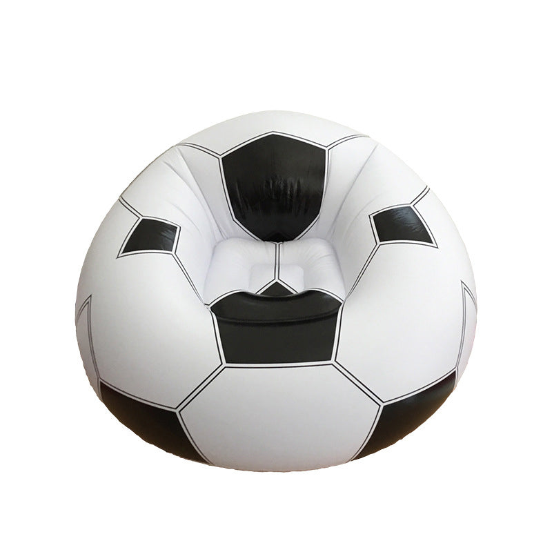 ⏳🔥TIJDELIJK 50% KORTING! ⏰⚽ Opblaasbare PVC Voetbalvormige Bank 🛋️– Leuk Voetbalontwerp, Duurzame & Draagbare Ligstoel voor Speelkamer, Feest, Slaapkamer & Wedstrijdavonden ✨