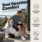 ⏳🔥TIJDELIJK 50% KORTING! ⏰⚽ Opblaasbare PVC Voetbalvormige Bank 🛋️– Leuk Voetbalontwerp, Duurzame & Draagbare Ligstoel voor Speelkamer, Feest, Slaapkamer & Wedstrijdavonden ✨