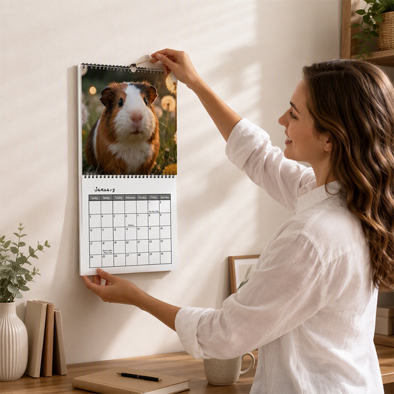 🗓️🔥2027 Grappige, schattige muizertjes-wandkalender