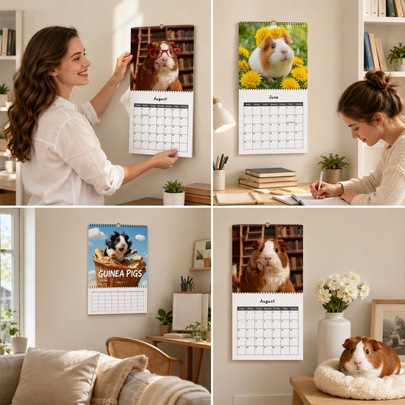 🗓️🔥2027 Grappige, schattige muizertjes-wandkalender