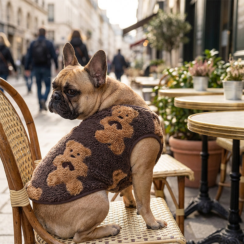⏳ Tijdelijke aanbieding⏳ Warm hondenvest met pluche voering, mouwloos model en maten S–8XL