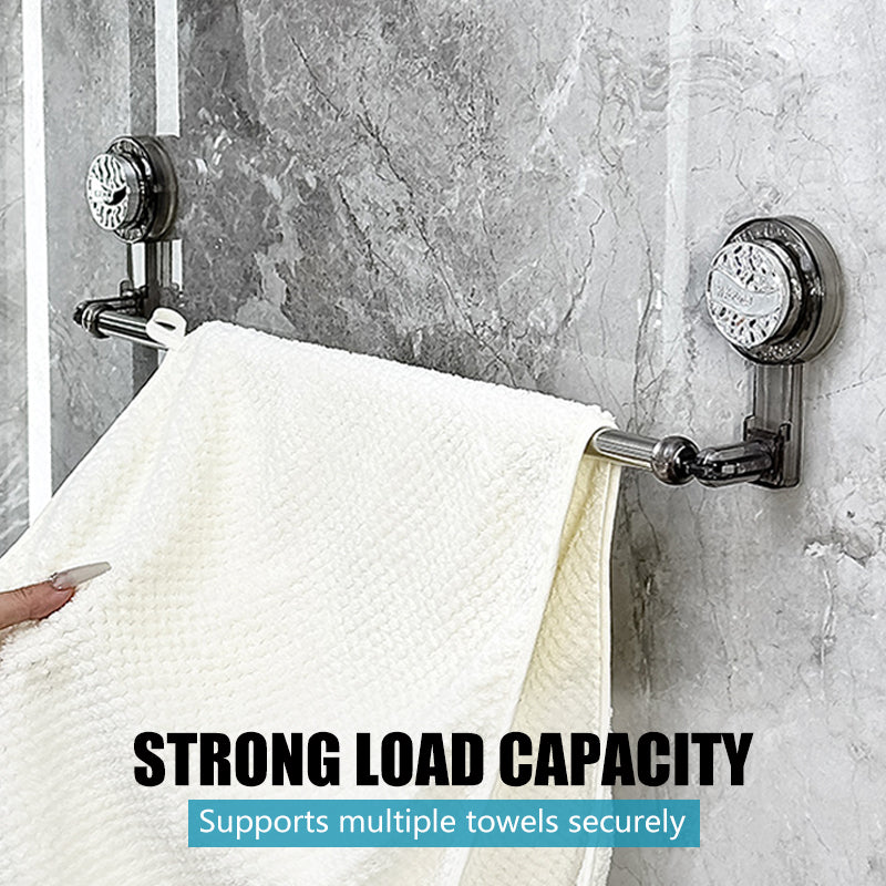 ⏰ 50% KORTING! Handdoekstang met Zuignappen – Verstelbaar, Multifunctioneel & Zonder Boren | Direct Ophangen 🛁🏠