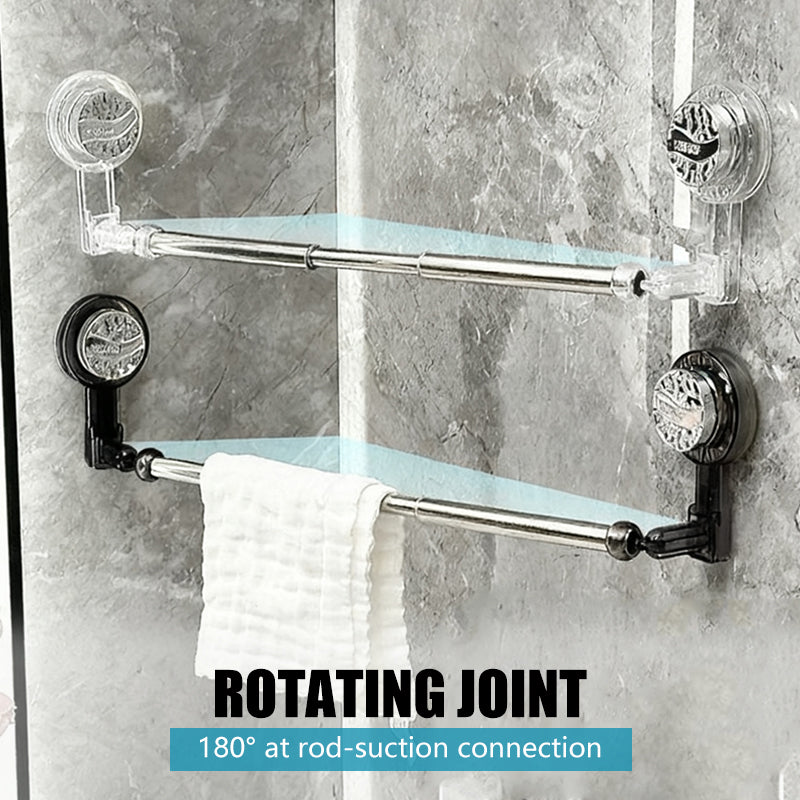 ⏰ 50% KORTING! Handdoekstang met Zuignappen – Verstelbaar, Multifunctioneel & Zonder Boren | Direct Ophangen 🛁🏠