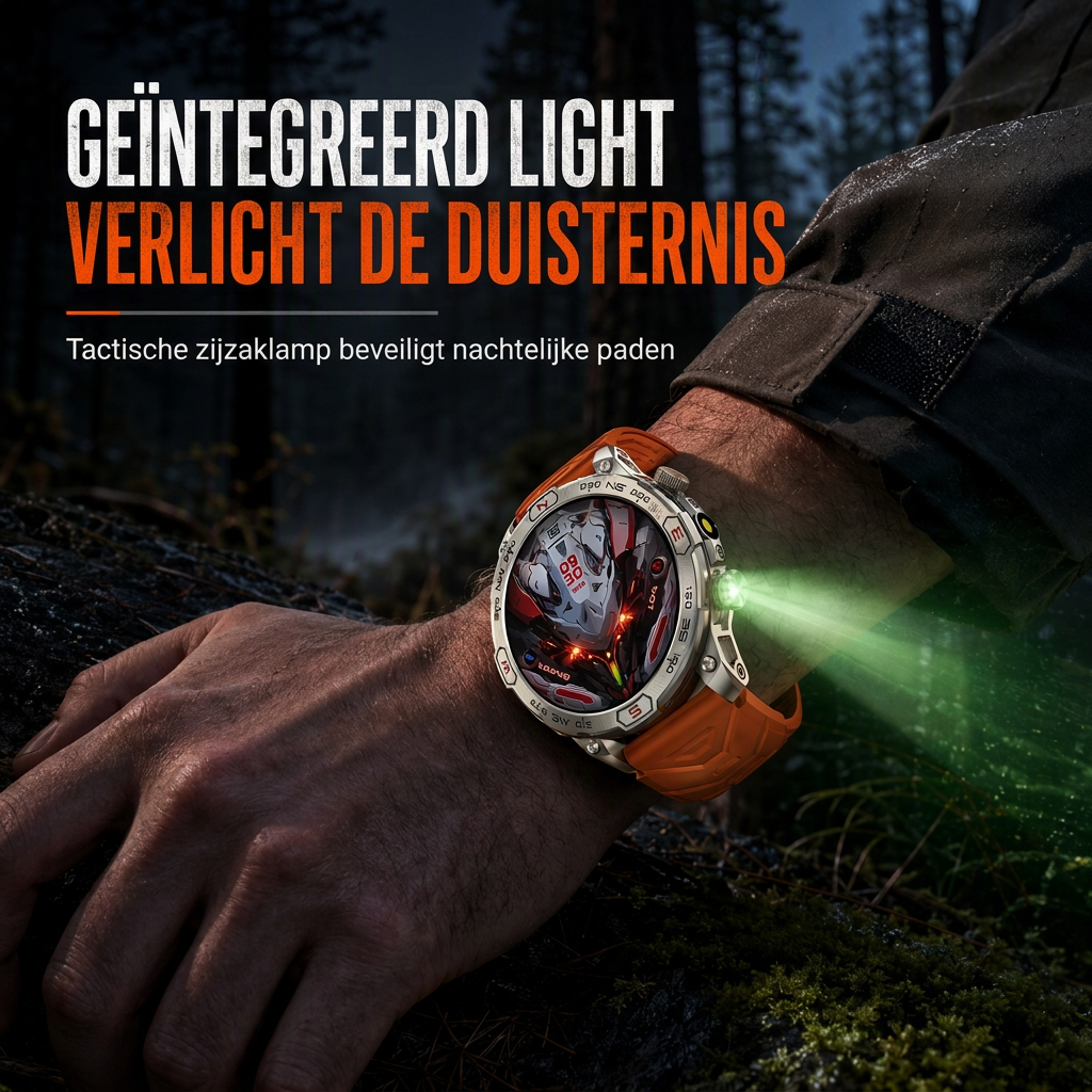 📢📢 50% KORTING!! ⏰ Robuuste smartwatch – bellen via Bluetooth & gezondheidsmonitor, duurzame outdoor fitness watch voor heren ⌚⛰️