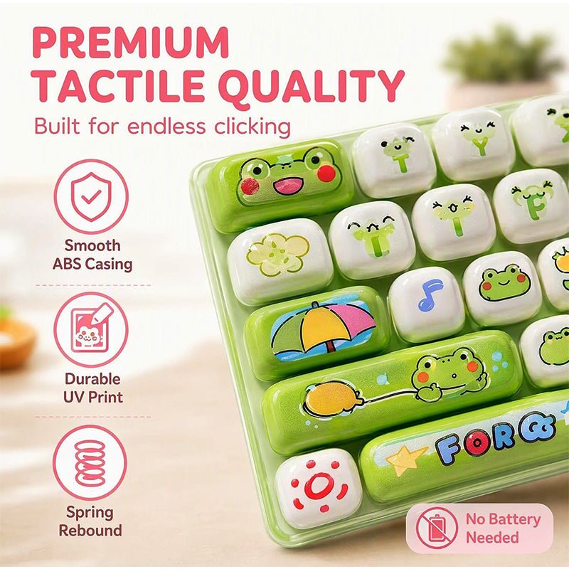 ⏳Tijdelijke Aanbieding⏰Schattige Toetsenbord Sleutelhanger Fidget Toy