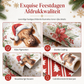 ⏳ Kerstaanbiedingen🎄Schotse Hooglander & Bloemen Cadeaupapier Rol – 43x500cm Feestelijk Cadeaupapier voor Kerstcadeaus, Feesten & Knutselprojecten ✨