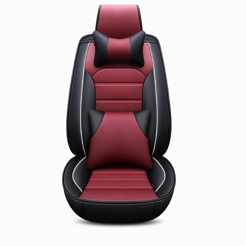 🚗 NU 50% KORTING! 🪑 Volledig bedekkende leren autostoelhoezen – Bescherming voor alle seizoenen, 5D-omlijning en veilige splitnaden – Universeel passend 🛡️