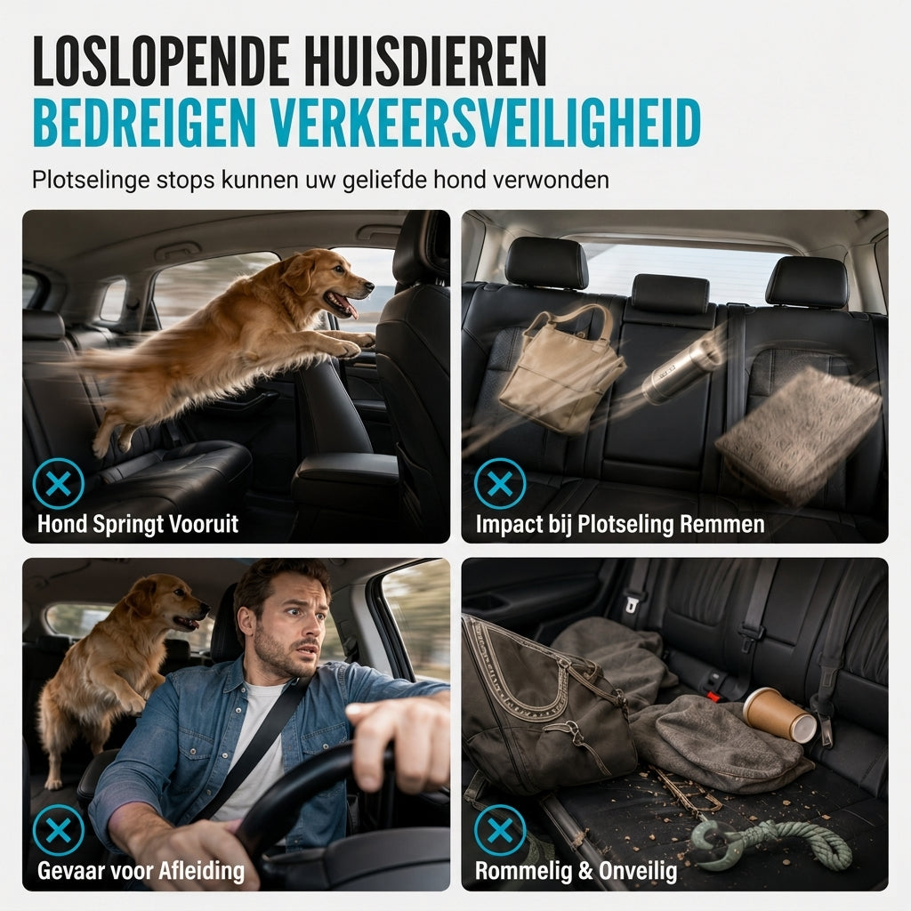 📢📢 50% KORTING!! ⏳ Elastisch nylon hondenautogordel