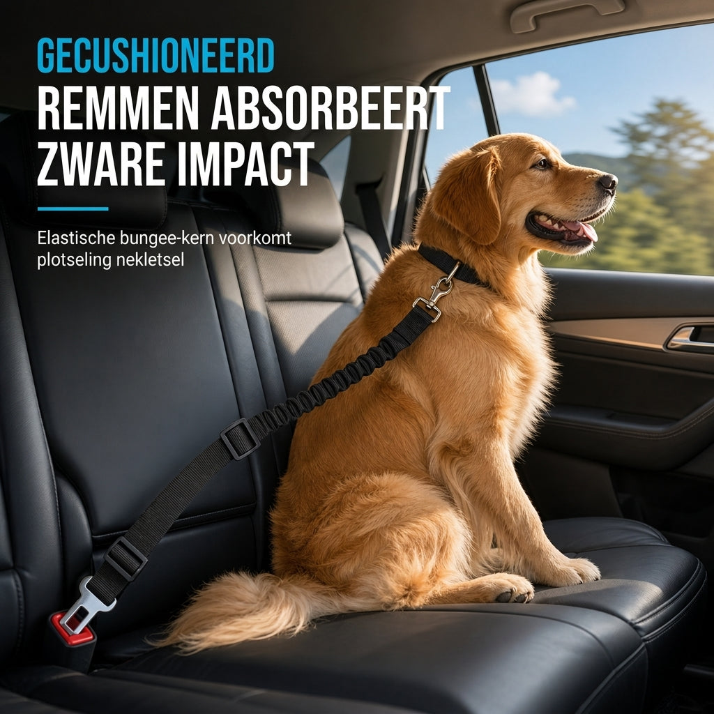 📢📢 50% KORTING!! ⏳ Elastisch nylon hondenautogordel