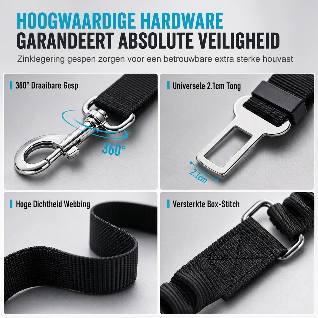 📢📢 50% KORTING!! ⏳ Elastisch nylon hondenautogordel