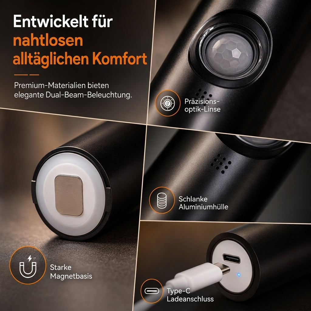 💡 50% KORTING! 🚶 Magnetische slimme bewegingssensor met RGB-verlichting – Aanpasbare sfeer ✨