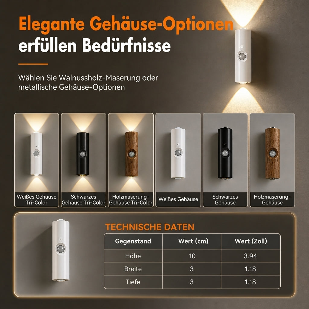 💡 50% KORTING! 🚶 Magnetische slimme bewegingssensor met RGB-verlichting – Aanpasbare sfeer ✨