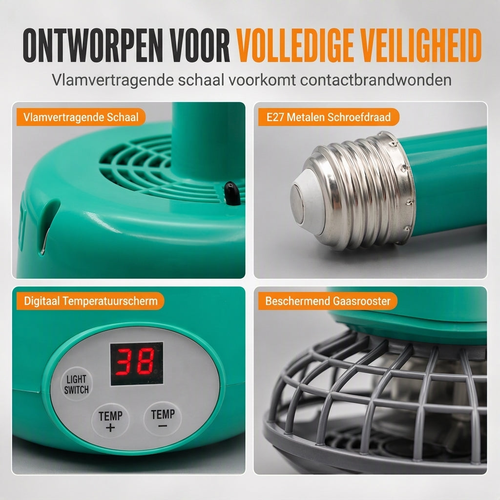 Broedstoel met intelligente temperatuurregeling