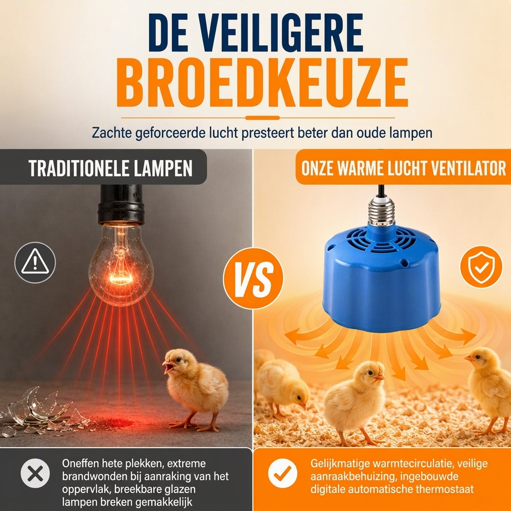 Broedstoel met intelligente temperatuurregeling