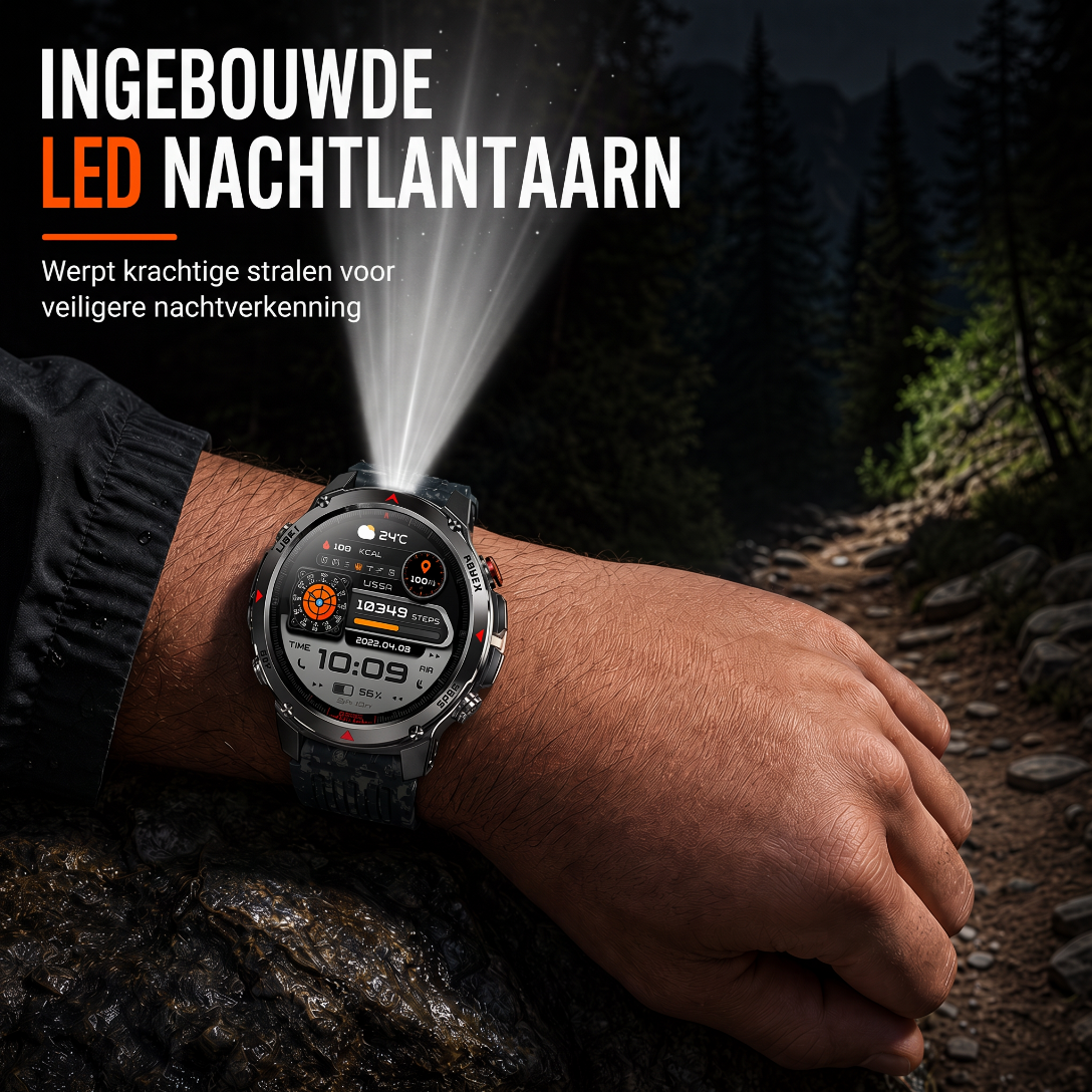 📢📢50% KORTING!! ⏰ Smartwatch met Bluetooth-bellen, GPS & Beidou-positionering, hartslag- & slaapmonitor, stappenteller & berichtherinneringen 🏃‍