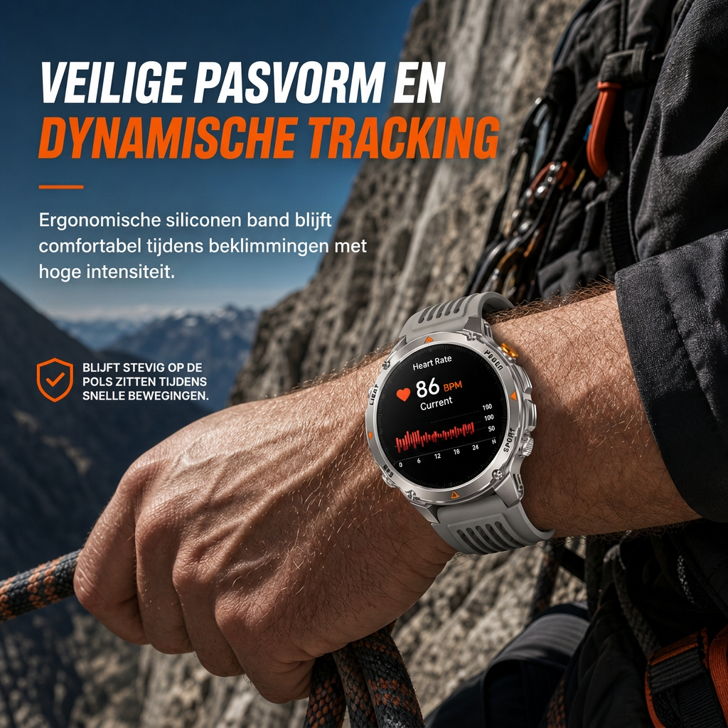 📢📢50% KORTING!! ⏰ Smartwatch met Bluetooth-bellen, GPS & Beidou-positionering, hartslag- & slaapmonitor, stappenteller & berichtherinneringen 🏃‍
