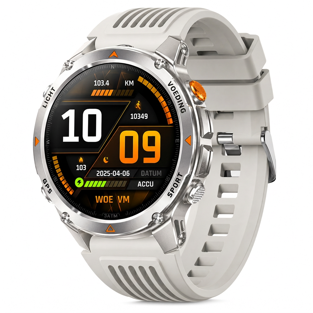 📢📢50% KORTING!! ⏰ Smartwatch met Bluetooth-bellen, GPS & Beidou-positionering, hartslag- & slaapmonitor, stappenteller & berichtherinneringen 🏃‍