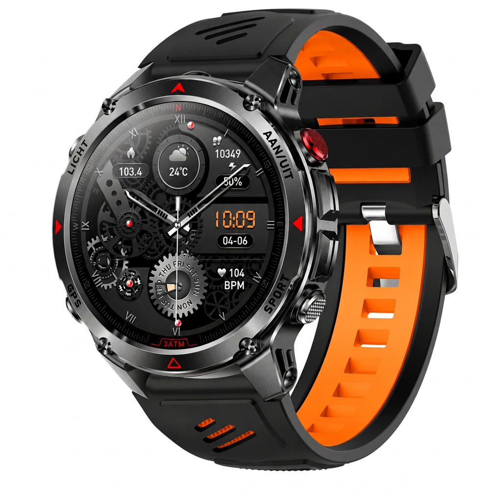 📢📢50% KORTING!! ⏰ Smartwatch met Bluetooth-bellen, GPS & Beidou-positionering, hartslag- & slaapmonitor, stappenteller & berichtherinneringen 🏃‍