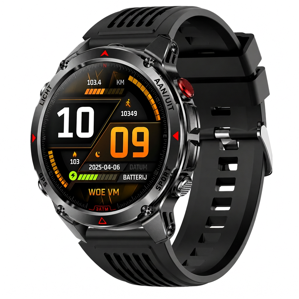 📢📢50% KORTING!! ⏰ Smartwatch met Bluetooth-bellen, GPS & Beidou-positionering, hartslag- & slaapmonitor, stappenteller & berichtherinneringen 🏃‍
