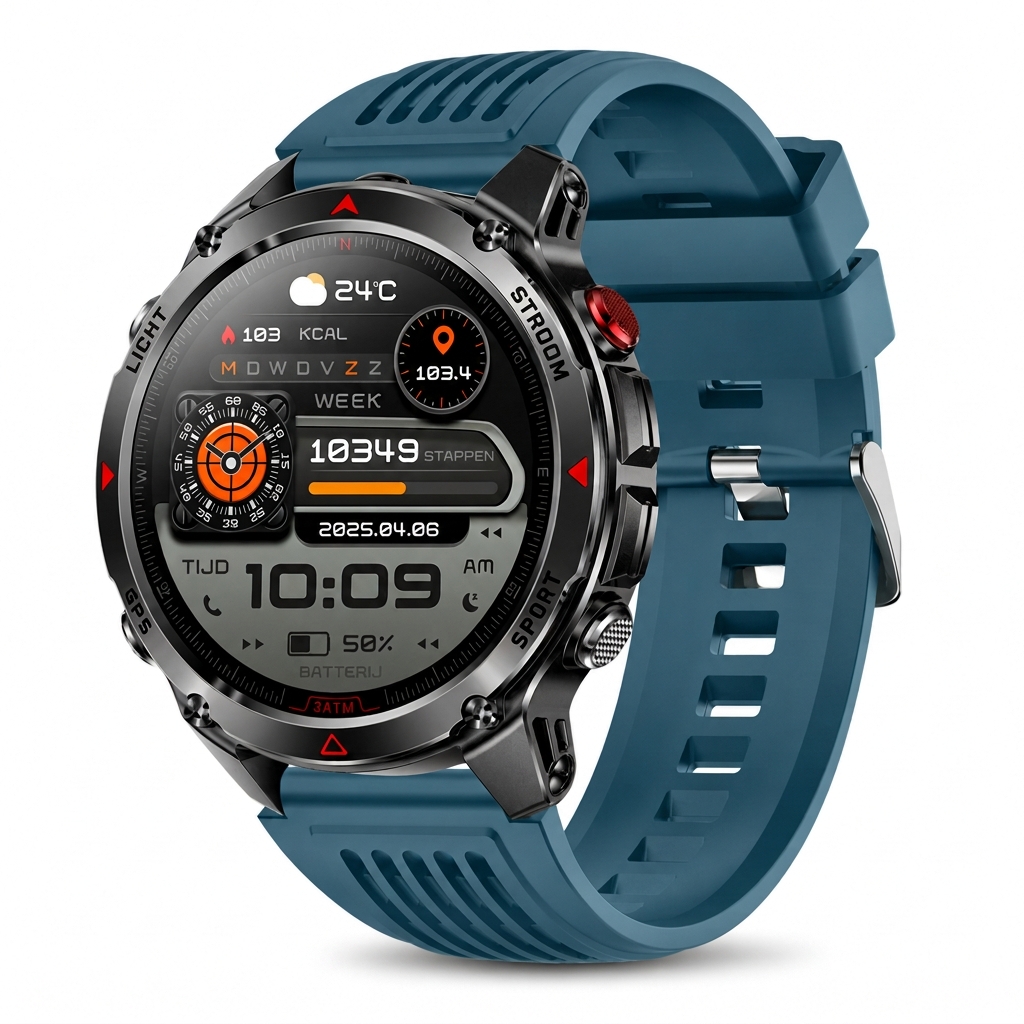 📢📢50% KORTING!! ⏰ Smartwatch met Bluetooth-bellen, GPS & Beidou-positionering, hartslag- & slaapmonitor, stappenteller & berichtherinneringen 🏃‍