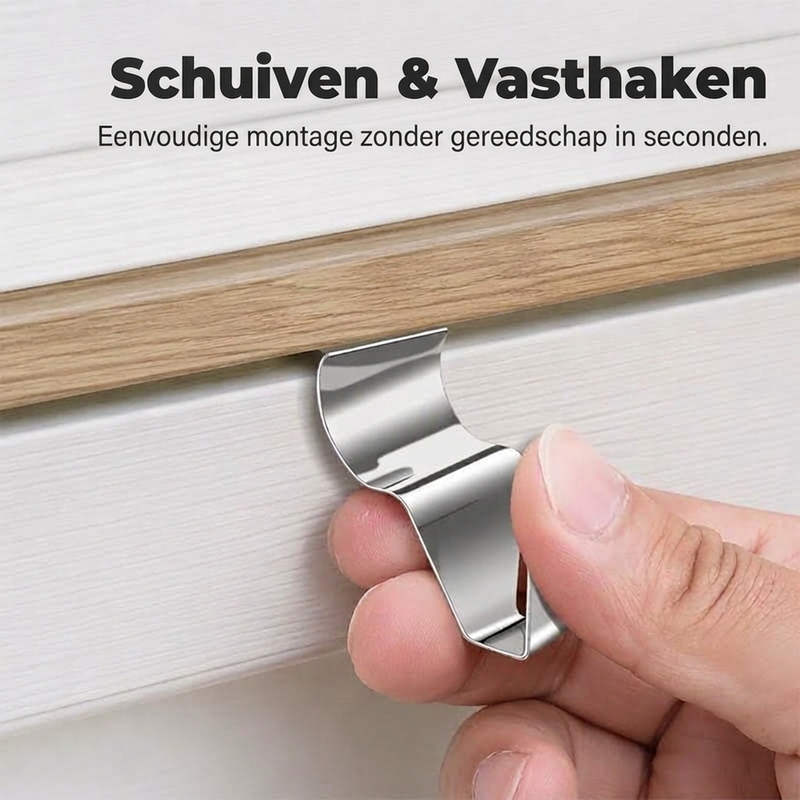 🏠 Bespaar 50%! 🔩 304 roestvrijstalen vinyl gevelplankhaken – Heavy-duty & te monteren zonder boren ✨