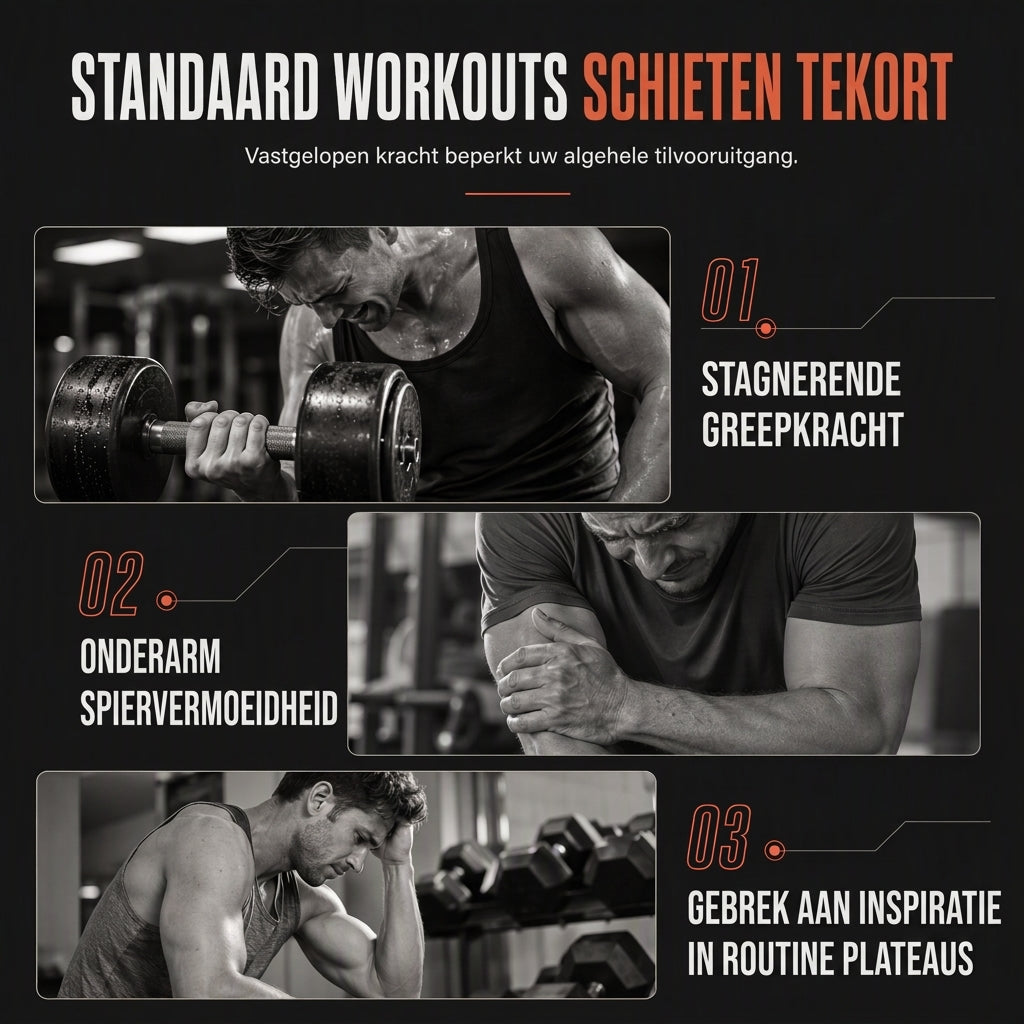 Verstelbare weerstand cijfer 8 arm trainer en onderarm/pols kracht trainer voor thuisgym en bostraining