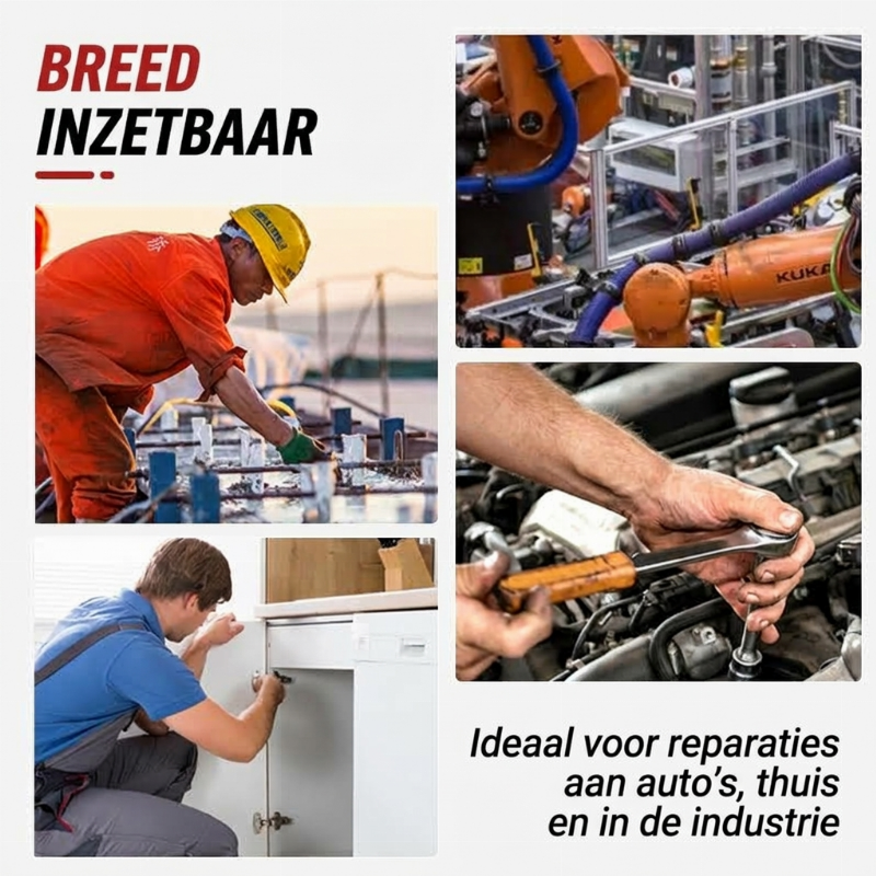 Beschadigde Bout- en Moer Uitdraaier Dopsleutelset