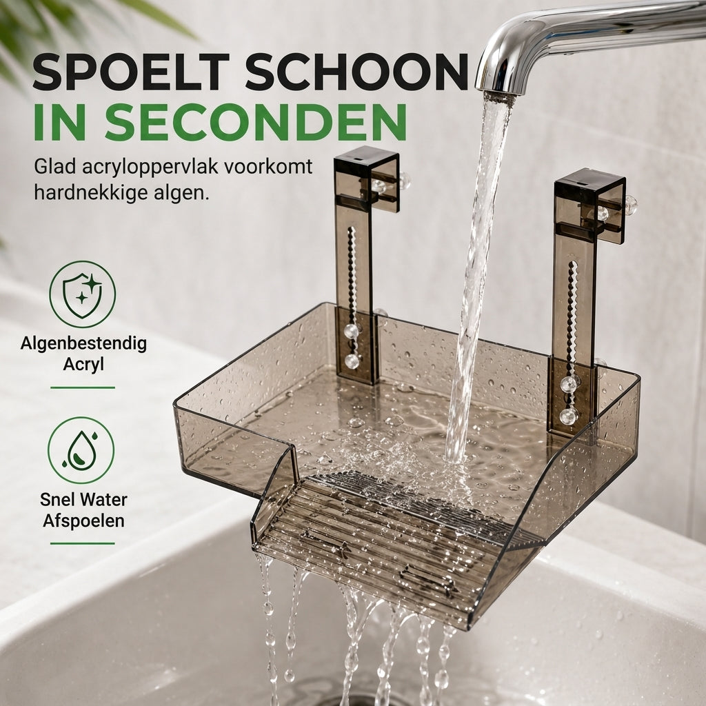 ☀️ 50% KORTING! ✨ Hangend schildpad zonnedek van helder acrylon: antislip opgang, ingebouwde voerbak en verstelbare montage, rustplatform met meerdere zones voor een gezonde schildpadgroei 🐢