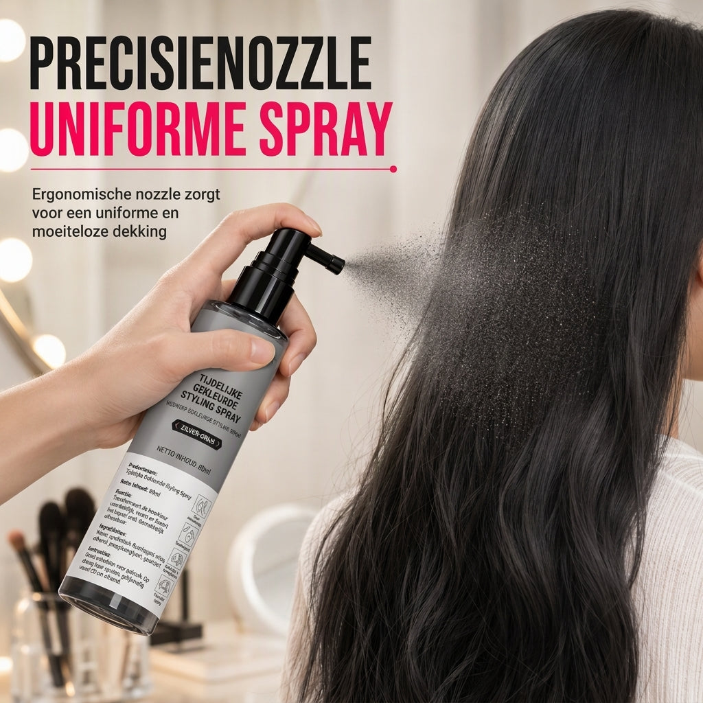 💇 Bespaar 50%! 🌈 Tijdelijke Haarverfspray – Levendige kleur & 5 sec droog ✨