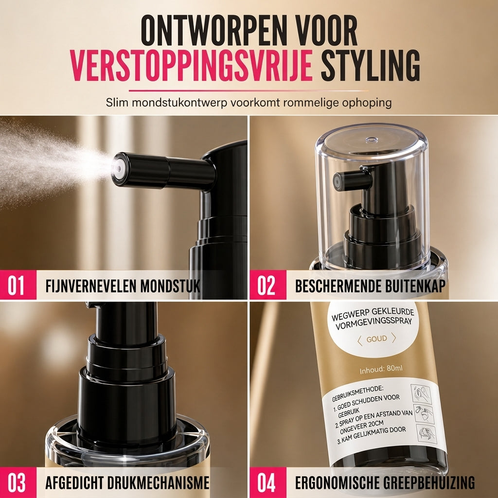 💇 Bespaar 50%! 🌈 Tijdelijke Haarverfspray – Levendige kleur & 5 sec droog ✨