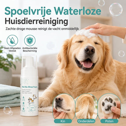 Waterloze schuimreiniger voor katten en honden