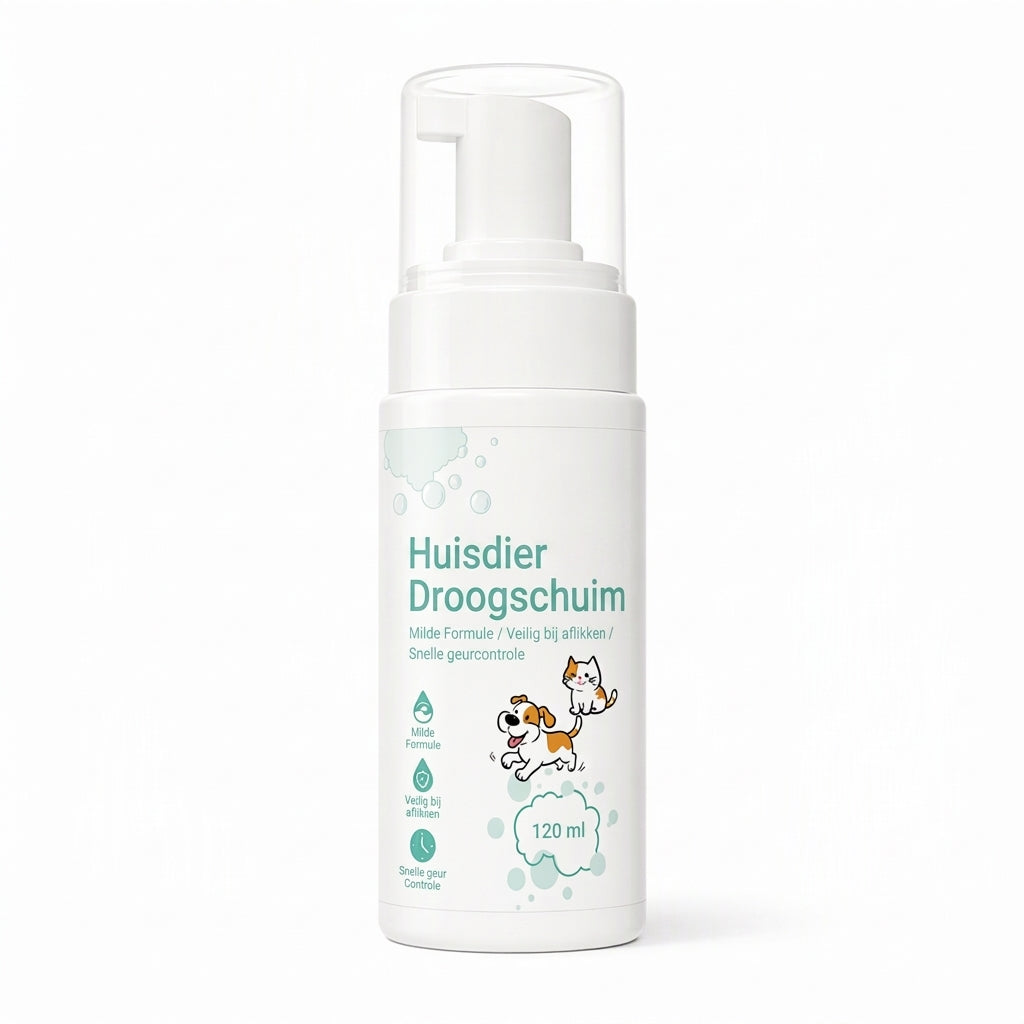 Waterloze schuimreiniger voor katten en honden