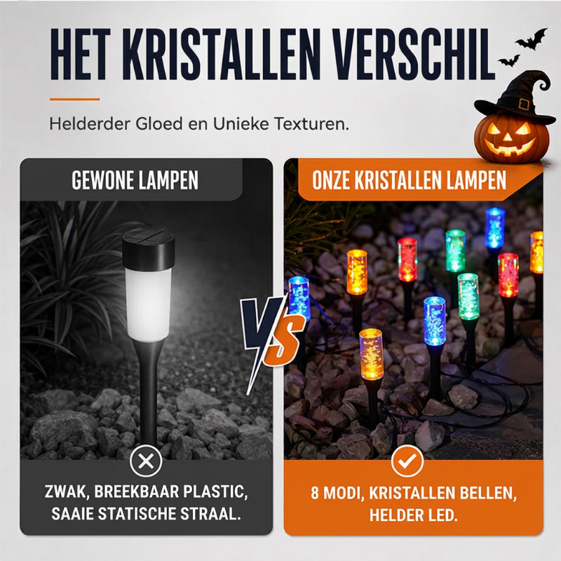 ⏳Tijdelijke aanbieding☀️Op zonne-energie werkende paallamp voor het pad🌿