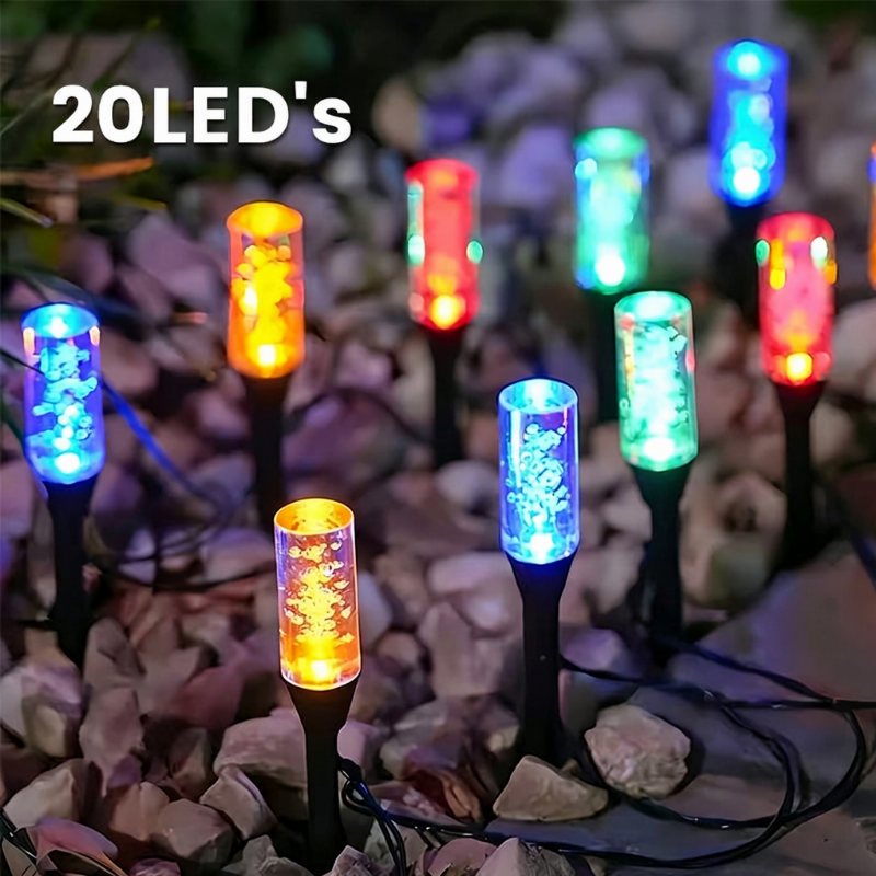⏳Tijdelijke aanbieding☀️Op zonne-energie werkende paallamp voor het pad🌿
