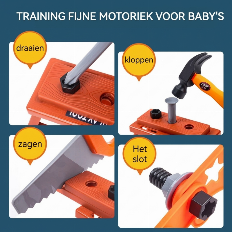 Gereedschapsspeelset voor kinderen