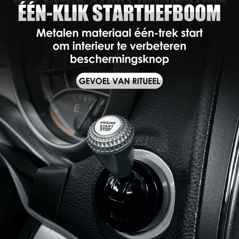 Universele starthendelcover voor auto's met één druk op de knop