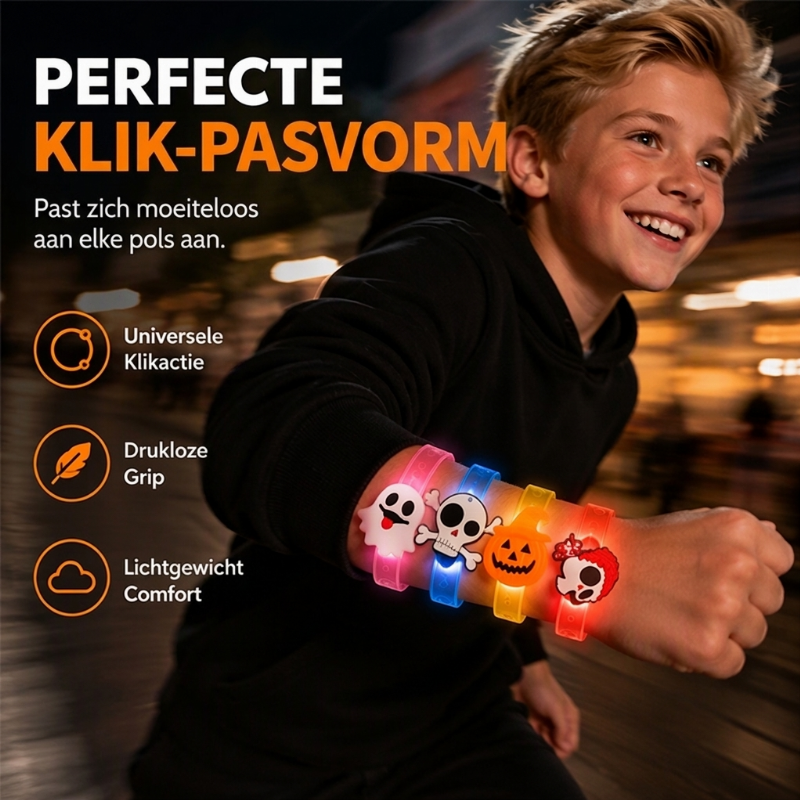 Kinder LED Halloween Glow Armband