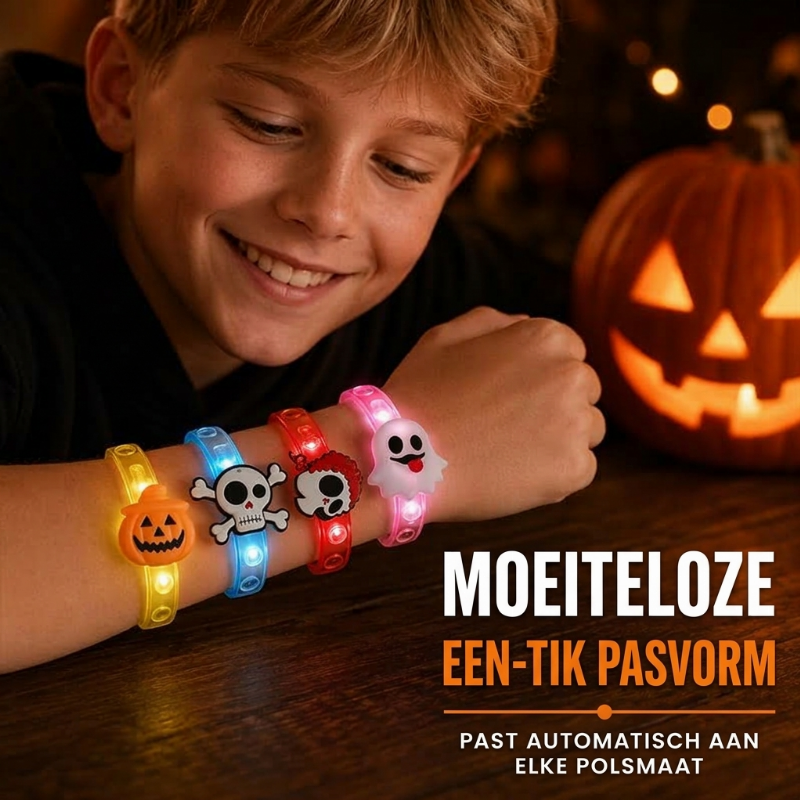 Kinder LED Halloween Glow Armband
