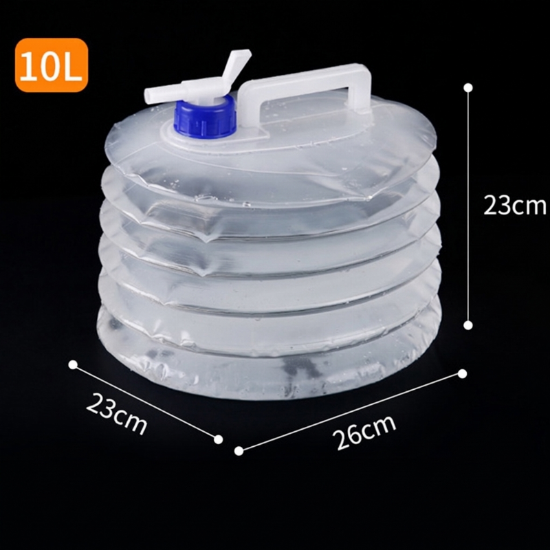 Opvouwbare watercontainer met kraan