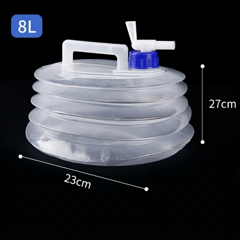 Opvouwbare watercontainer met kraan